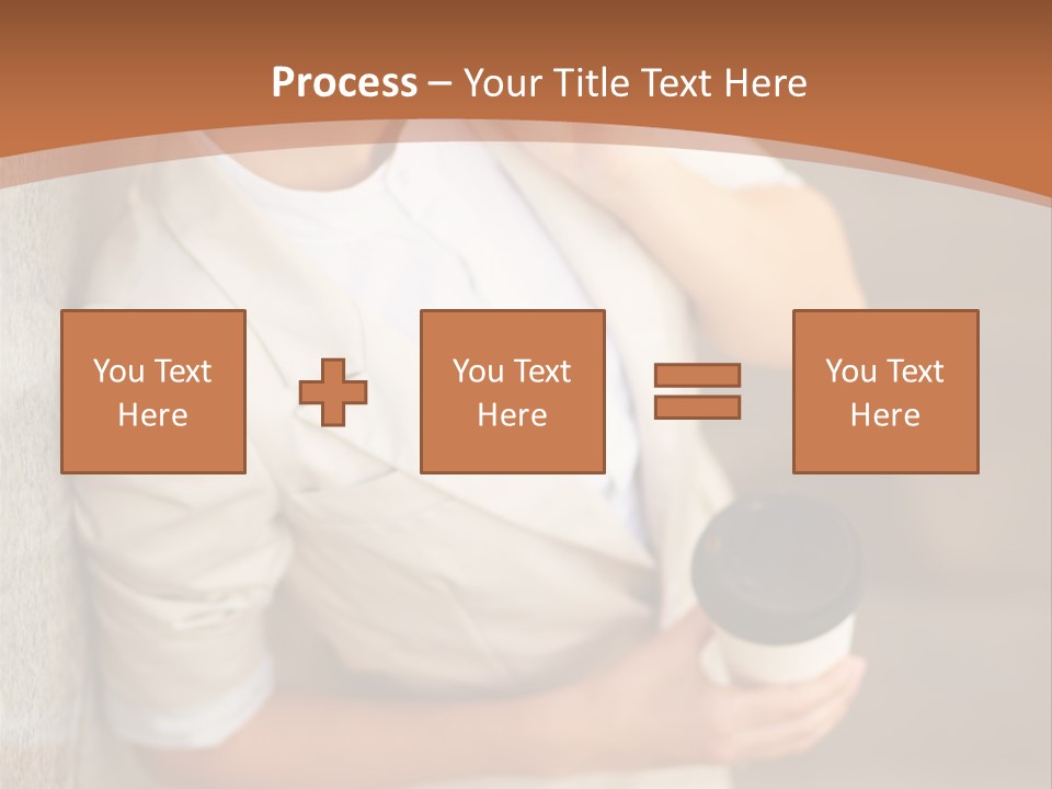 Success Female Cell PowerPoint Template