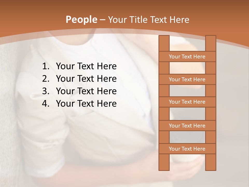 Success Female Cell PowerPoint Template