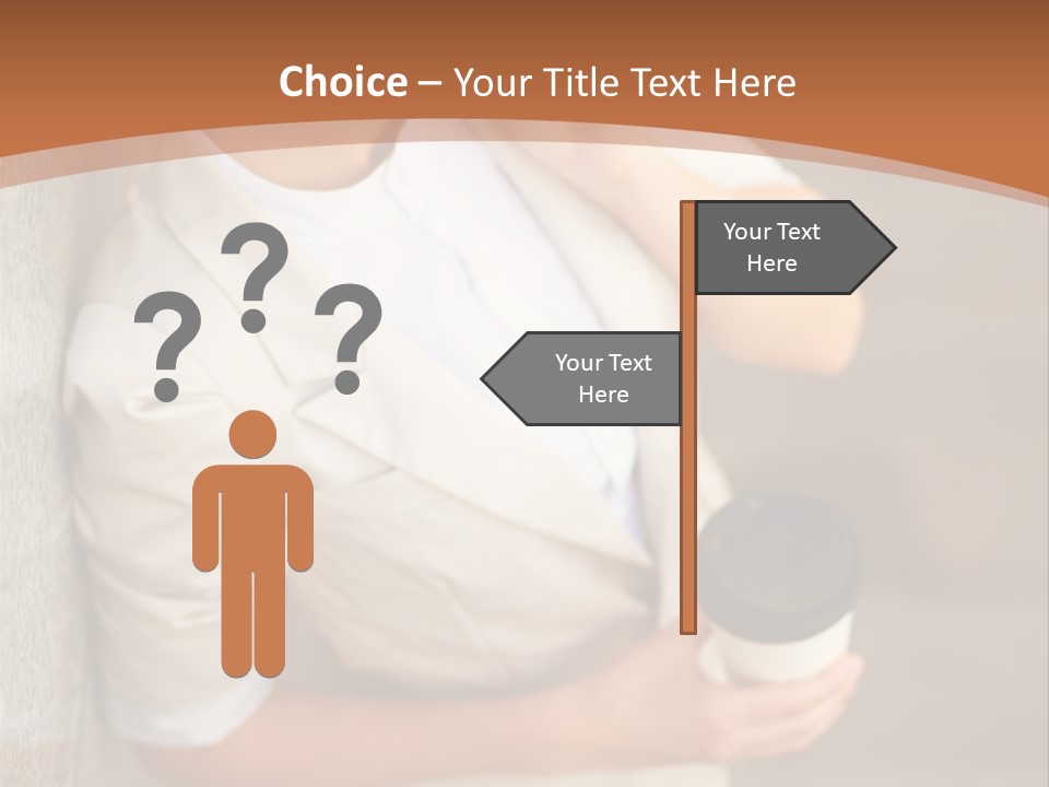 Success Female Cell PowerPoint Template