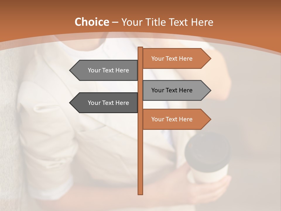 Success Female Cell PowerPoint Template