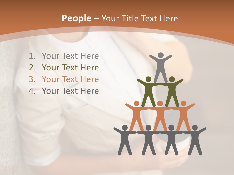 Success Female Cell PowerPoint Template