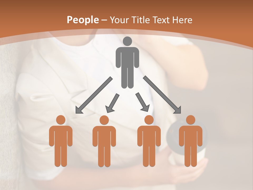 Success Female Cell PowerPoint Template