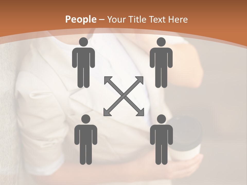 Success Female Cell PowerPoint Template