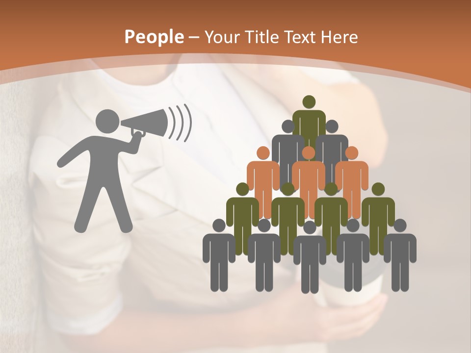 Success Female Cell PowerPoint Template