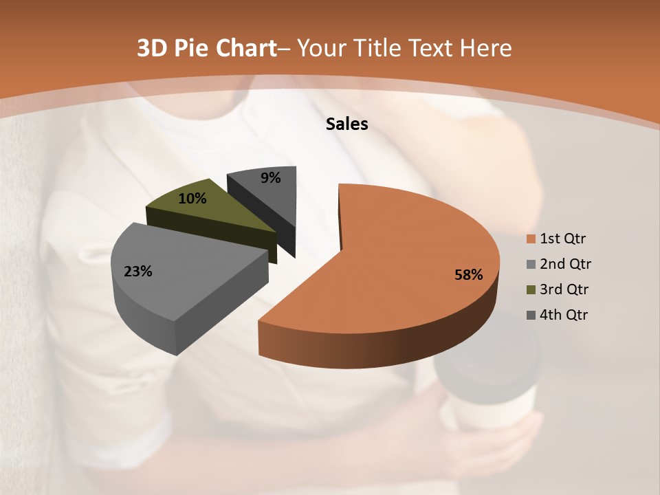 Success Female Cell PowerPoint Template