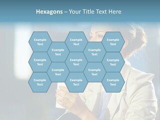 Caucasian Smiling Successful PowerPoint Template