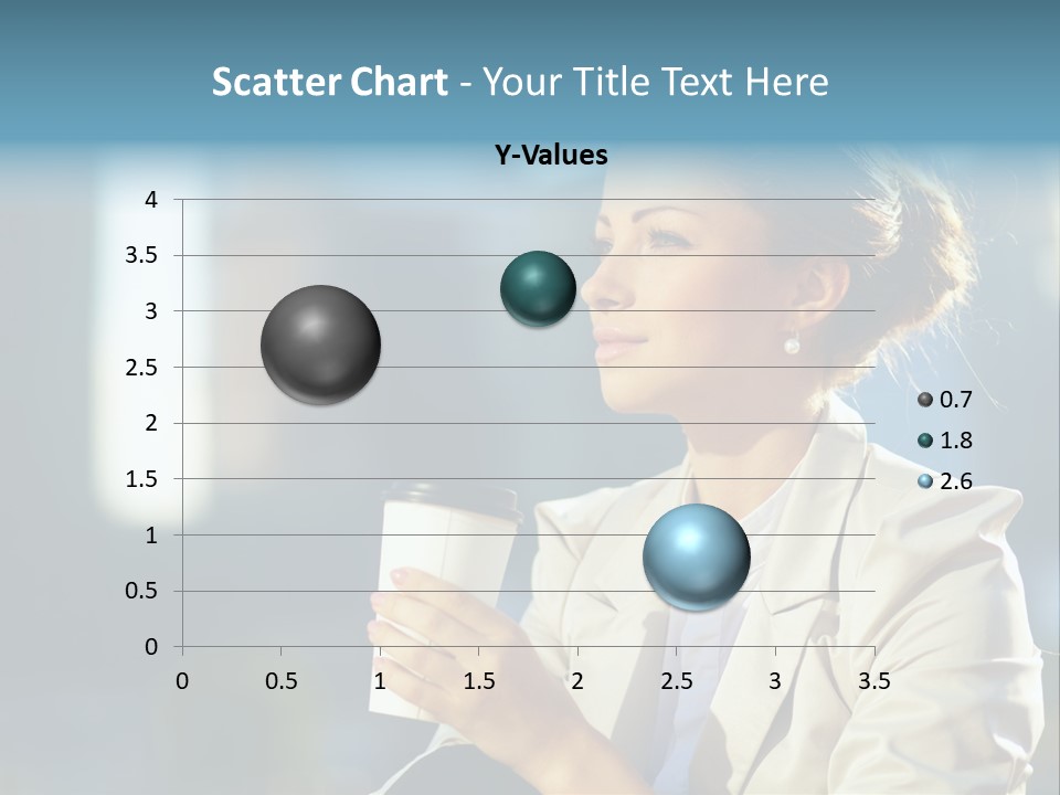 Caucasian Smiling Successful PowerPoint Template