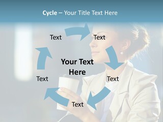 Caucasian Smiling Successful PowerPoint Template