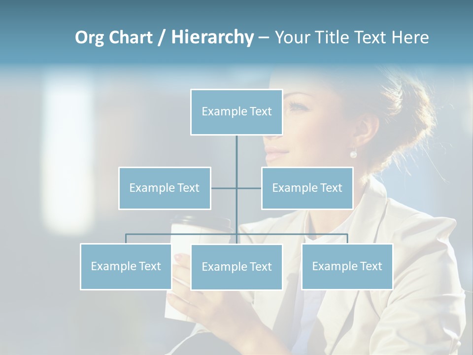 Caucasian Smiling Successful PowerPoint Template