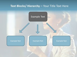Caucasian Smiling Successful PowerPoint Template