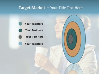 Caucasian Smiling Successful PowerPoint Template