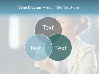 Caucasian Smiling Successful PowerPoint Template