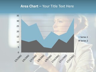 Caucasian Smiling Successful PowerPoint Template