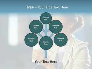 Caucasian Smiling Successful PowerPoint Template