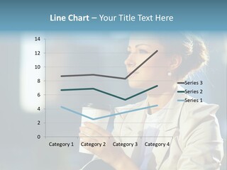 Caucasian Smiling Successful PowerPoint Template