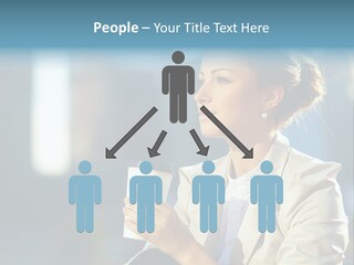 Caucasian Smiling Successful PowerPoint Template