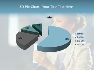 Caucasian Smiling Successful PowerPoint Template