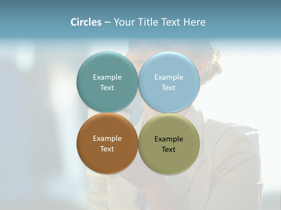 Businesswoman One Success PowerPoint Template