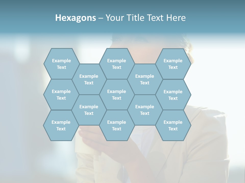 Businesswoman One Success PowerPoint Template