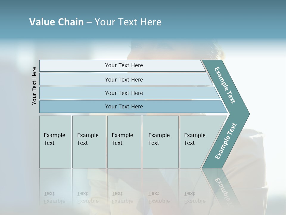 Businesswoman One Success PowerPoint Template