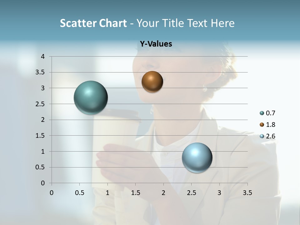 Businesswoman One Success PowerPoint Template