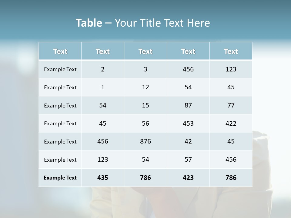 Businesswoman One Success PowerPoint Template