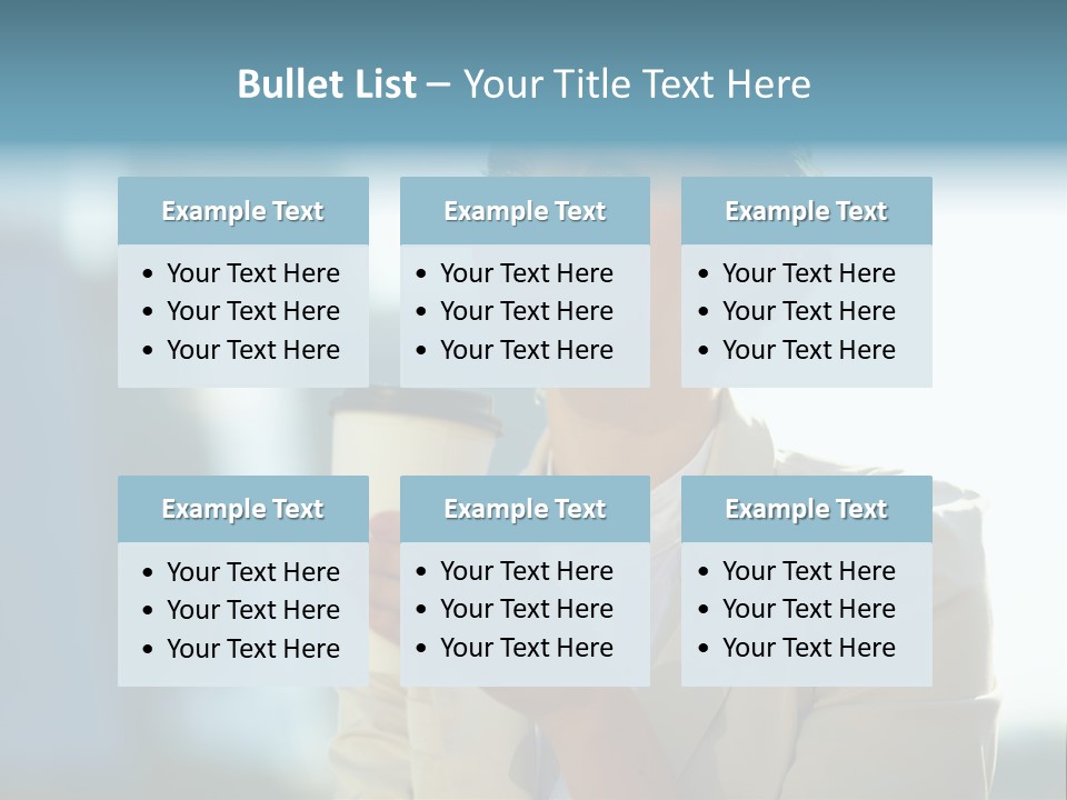 Businesswoman One Success PowerPoint Template