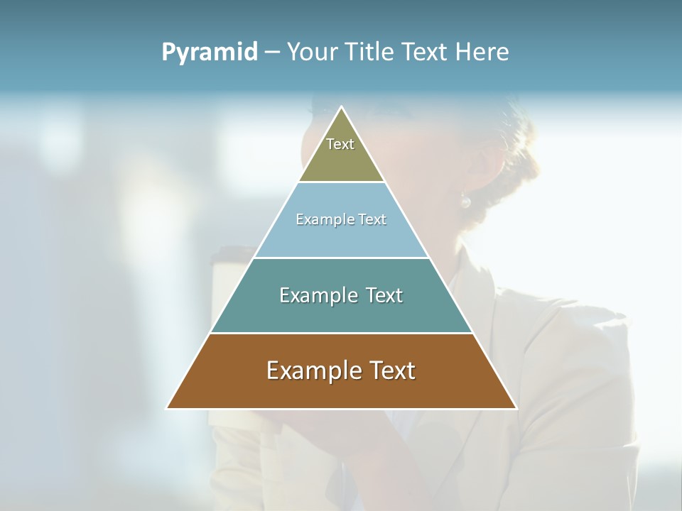 Businesswoman One Success PowerPoint Template