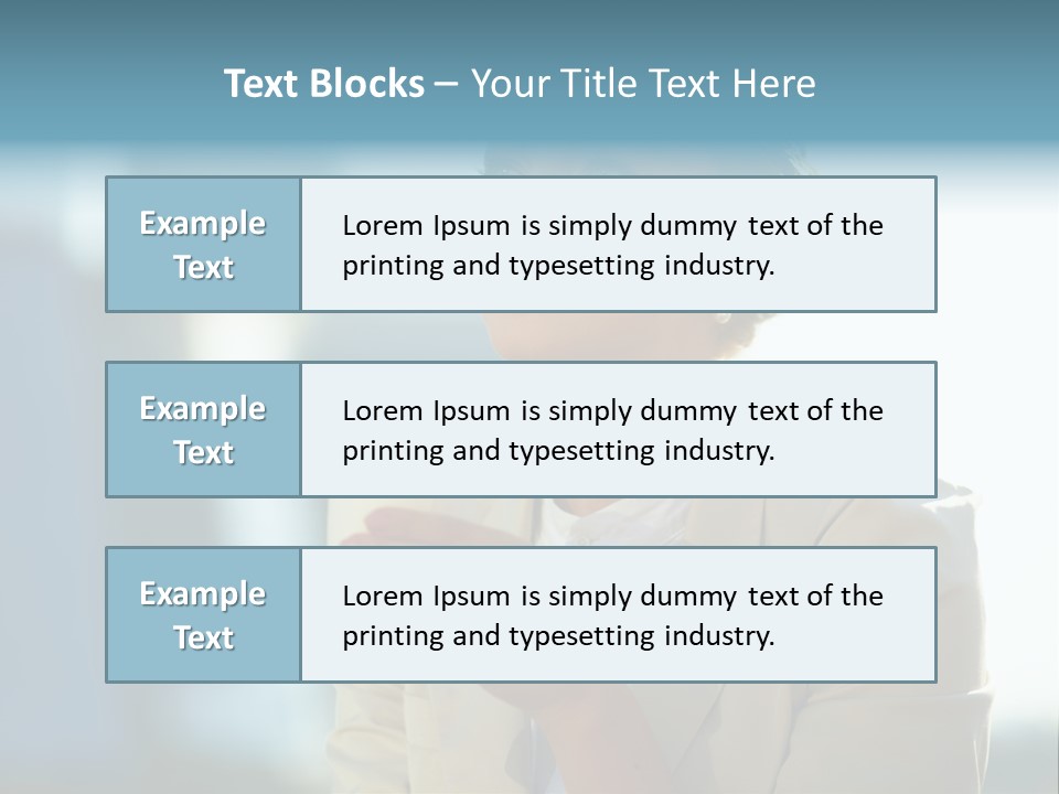 Businesswoman One Success PowerPoint Template