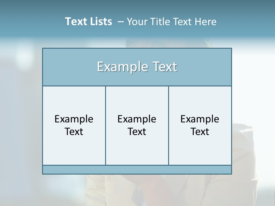 Businesswoman One Success PowerPoint Template