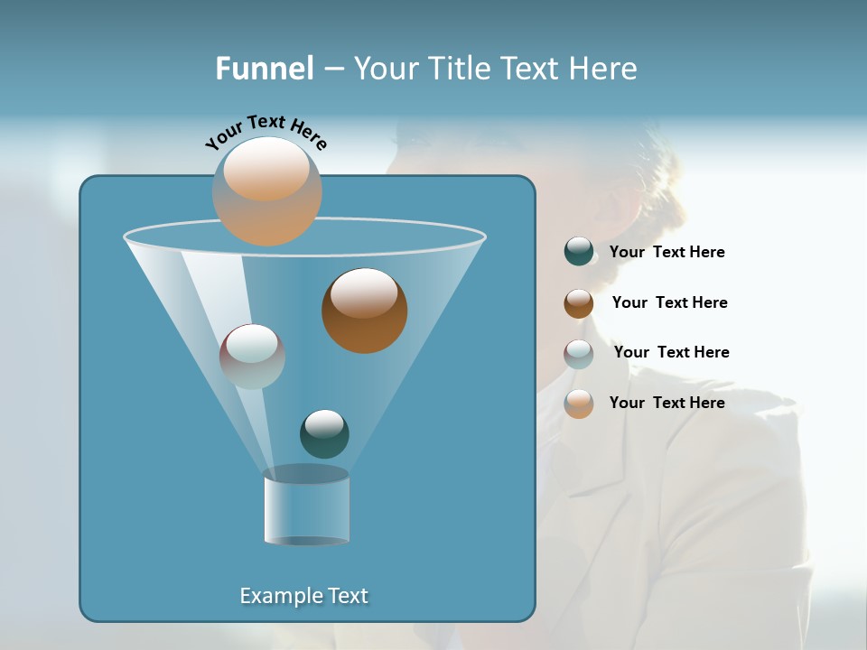 Businesswoman One Success PowerPoint Template