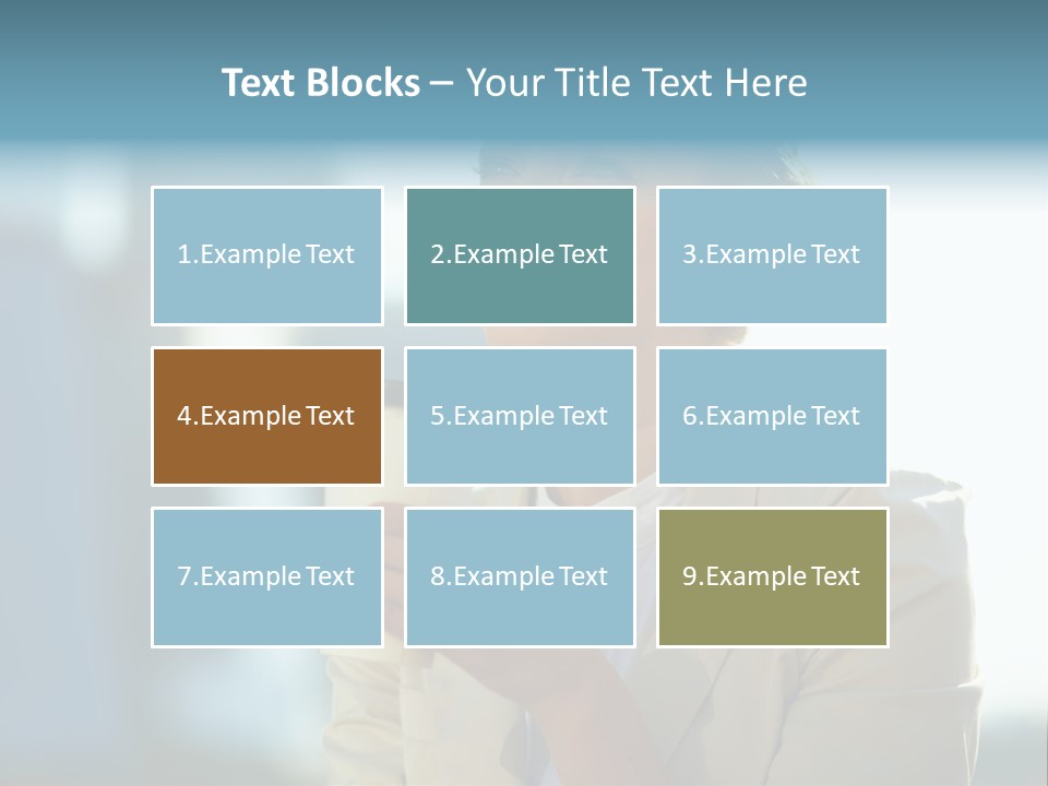 Businesswoman One Success PowerPoint Template