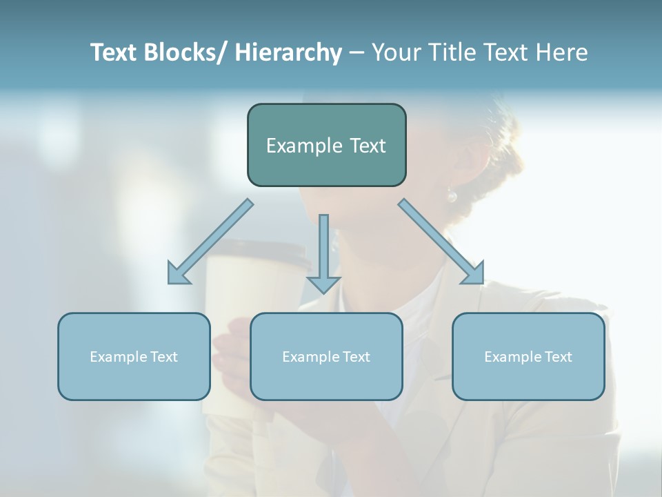 Businesswoman One Success PowerPoint Template