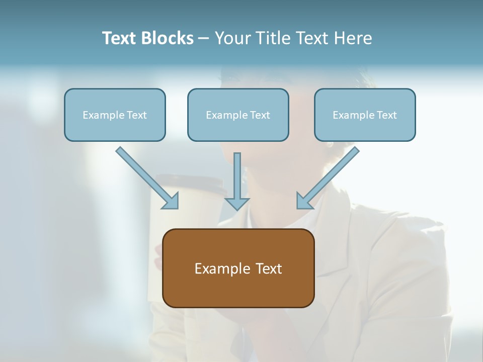 Businesswoman One Success PowerPoint Template