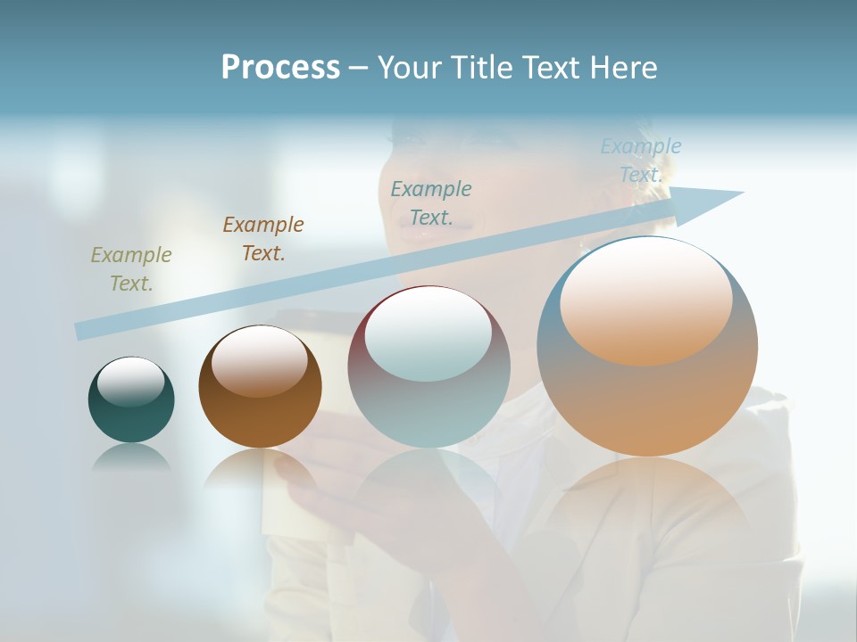 Businesswoman One Success PowerPoint Template