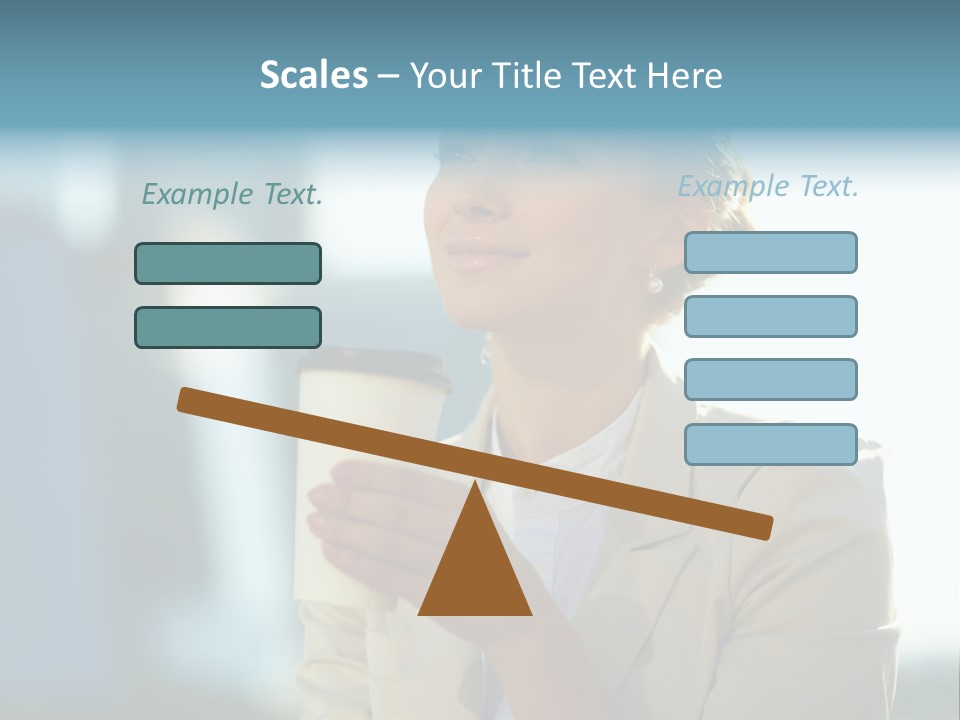 Businesswoman One Success PowerPoint Template