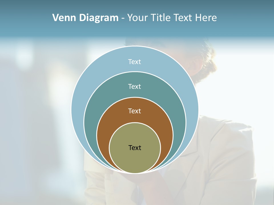 Businesswoman One Success PowerPoint Template