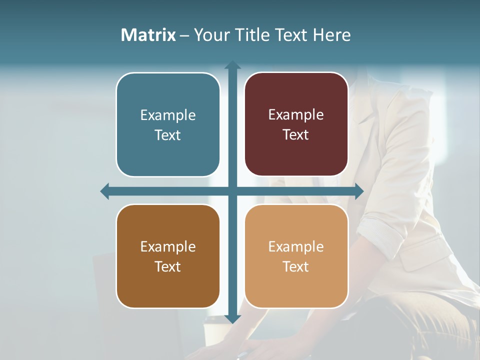 Executive Clo Eup Face PowerPoint Template