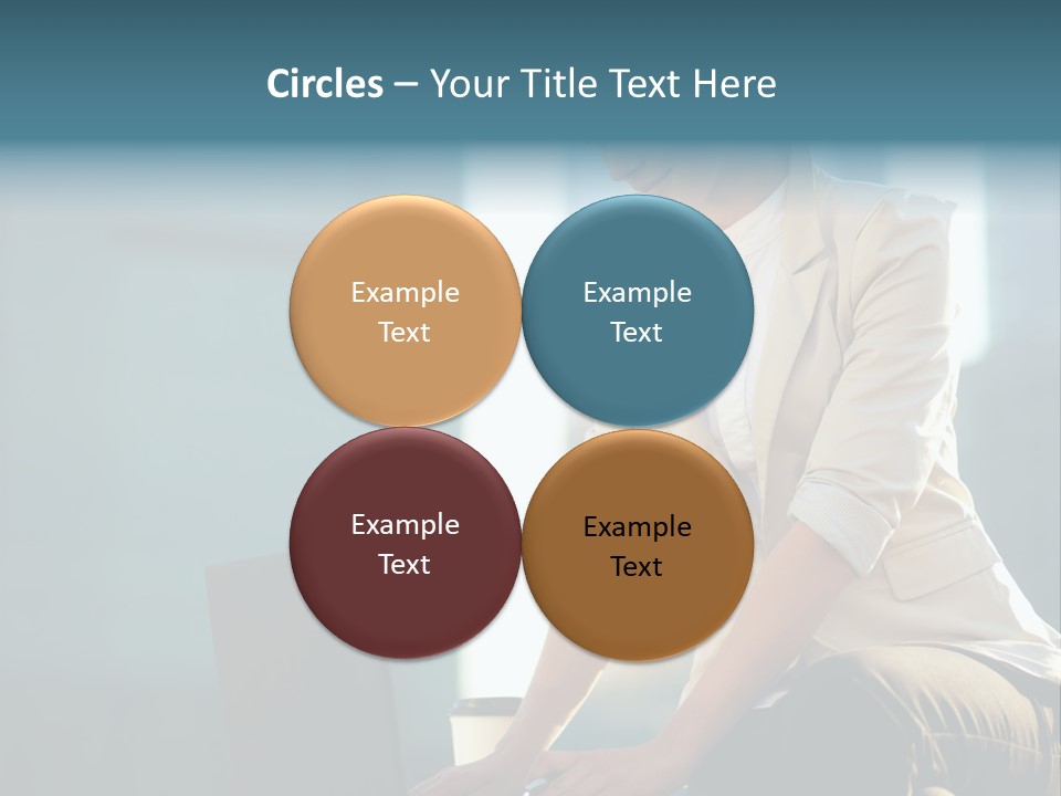 Executive Clo Eup Face PowerPoint Template