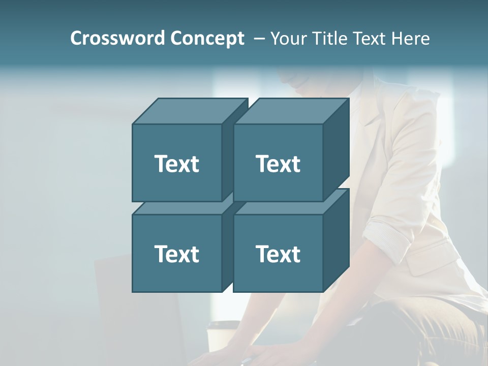 Executive Clo Eup Face PowerPoint Template