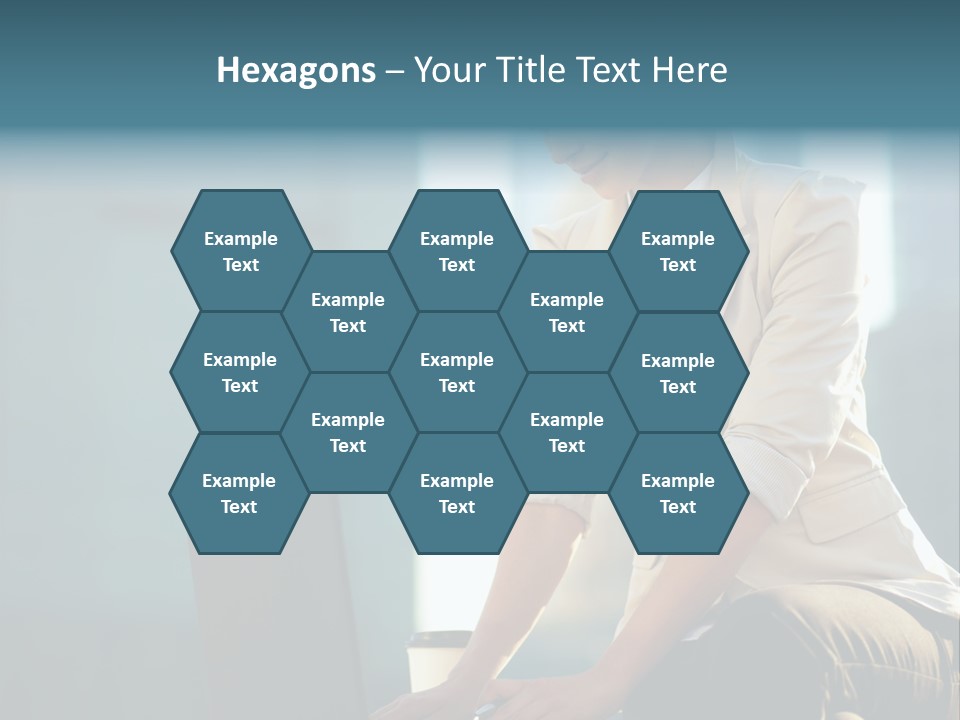 Executive Clo Eup Face PowerPoint Template