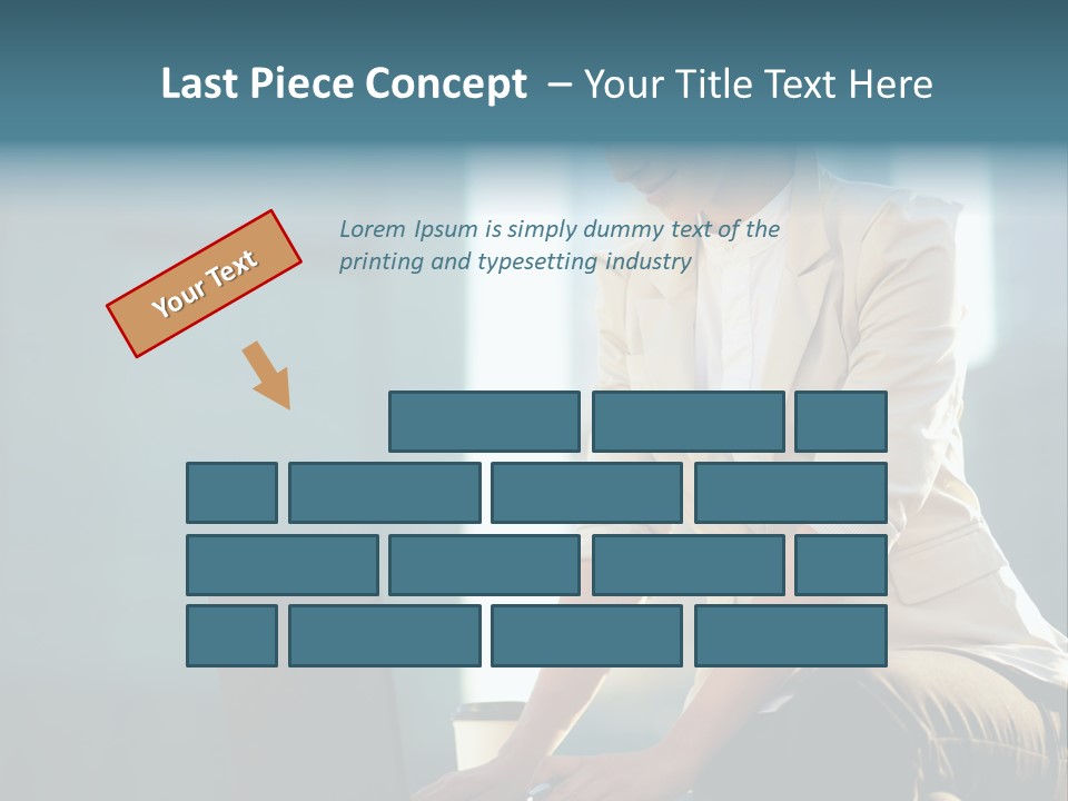 Executive Clo Eup Face PowerPoint Template