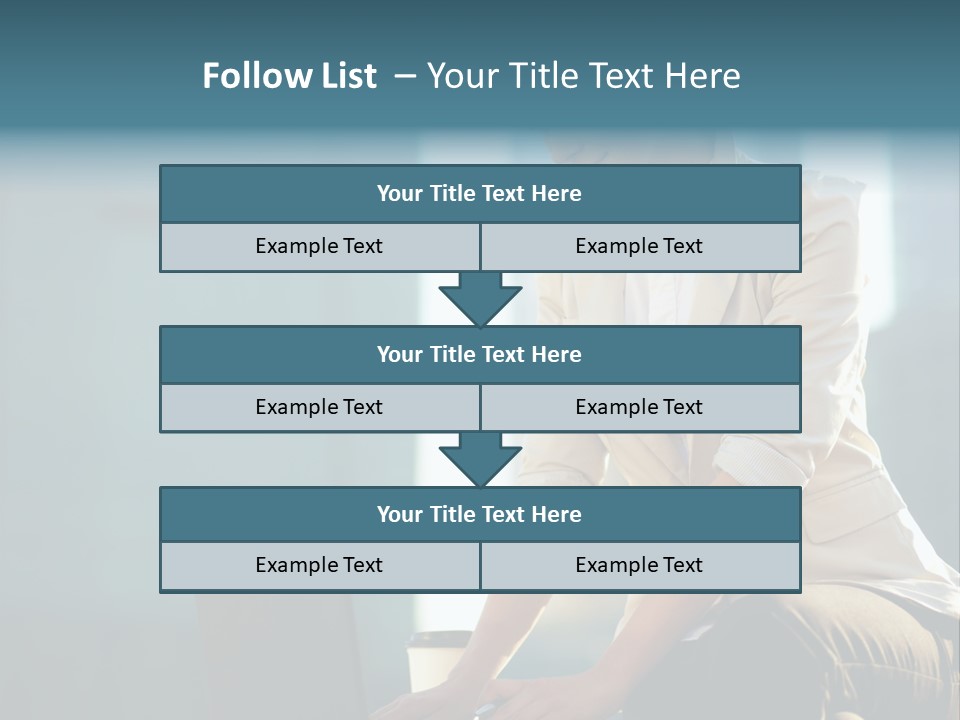 Executive Clo Eup Face PowerPoint Template