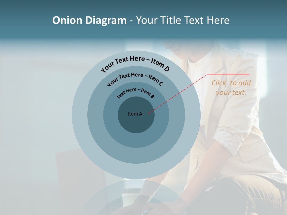 Executive Clo Eup Face PowerPoint Template