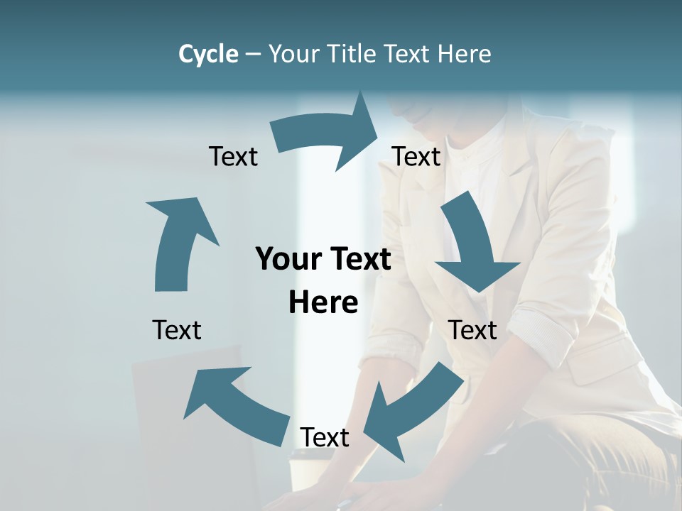 Executive Clo Eup Face PowerPoint Template