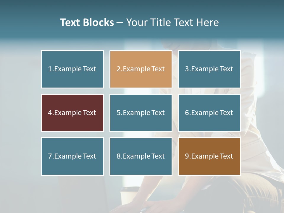 Executive Clo Eup Face PowerPoint Template