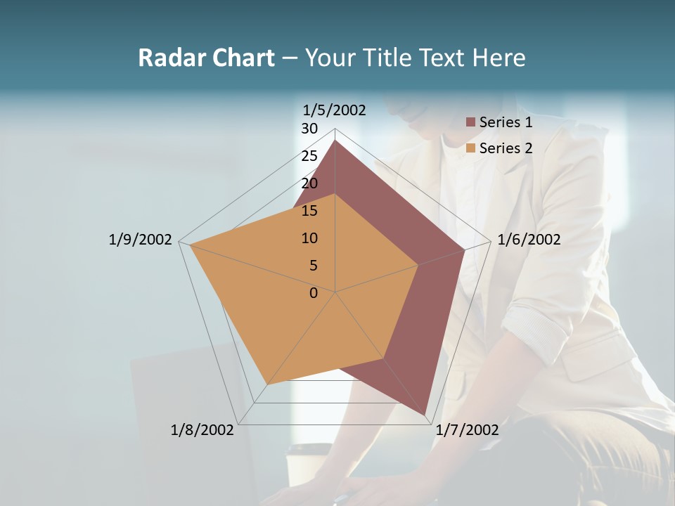 Executive Clo Eup Face PowerPoint Template