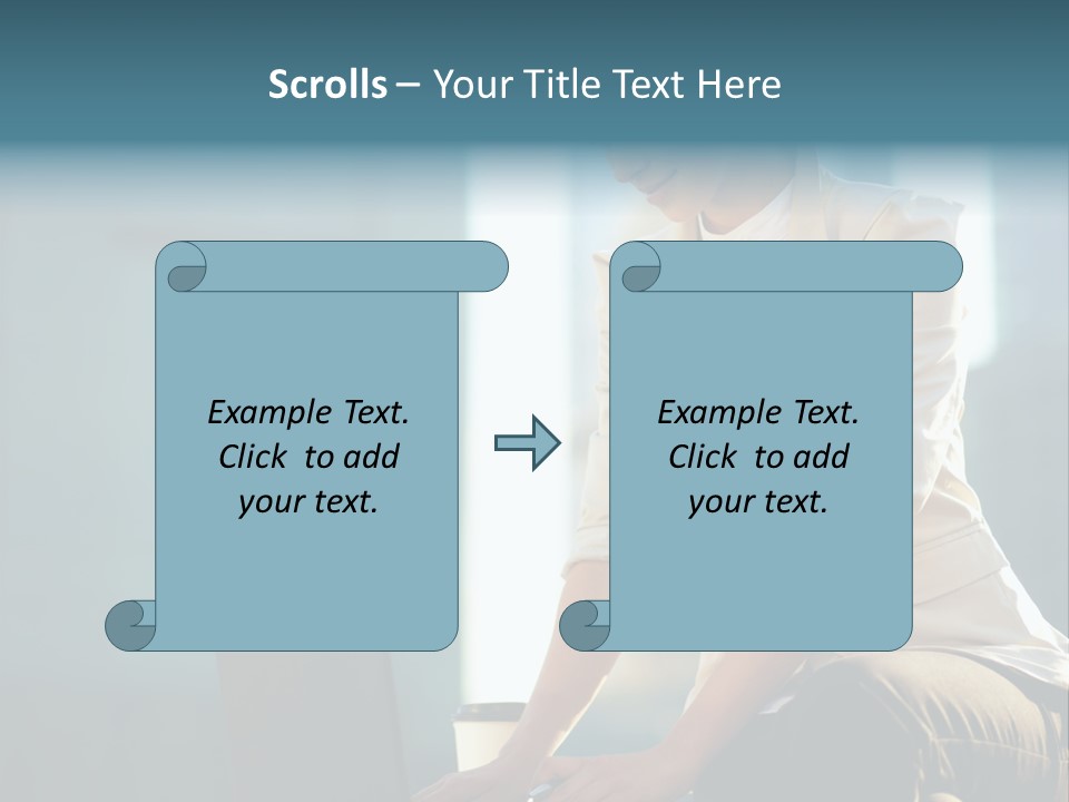 Executive Clo Eup Face PowerPoint Template
