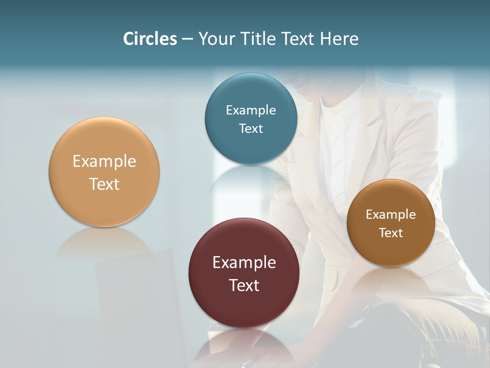 Executive Clo Eup Face PowerPoint Template