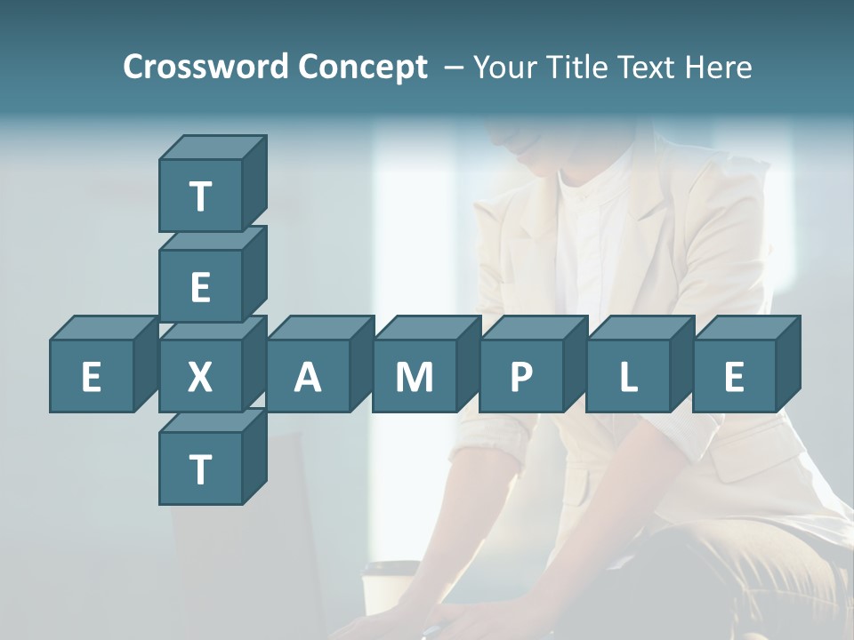 Executive Clo Eup Face PowerPoint Template